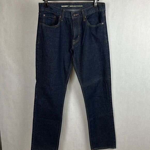 Old Navy Mens Denim Jeans Regular Standard Size 31x32 - Picture 1 of 8